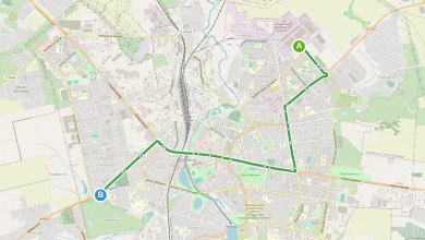 Карта маршруту Тролейбус 2 Рівне